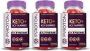 مختبرات مبررة (3 Pack Proton Protein Keto ACV Gummreme 2000MG Proton Keto Gummies Apple Cider Vinegar Formulated with Pomegranate Beet Juice Powder B12 Vegan Non GMO 180 Gummys
