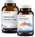 Metagenis Daglig felles støtte Duo: SPM Active - 120 Softgels og Inflavonoid IC for felles komfort, vev helse & mindre skuffelse - 120 kapsler