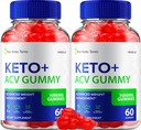 (2 Pack) Trim Keto Tonic Keto ACV Gummies, Trim Keto Gummies Kilo Yönetimi Tamam, Trim Keto Tonic Apple Cider Vinegar, Trim Keto Tonic Advanced ACV Gummies, B12 (120 Gummies)