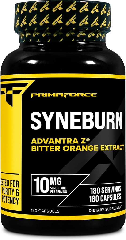 Phụ PrimaForce Syneburn, 180 Capsules – Synephrine từ AVANTRA Z