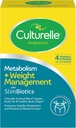 Culturelle Metabolizmus + Súlykezelés SlimBiotics ® probiotikus kapszulák - 30 Count - Segít biztonságos kezelése súly - Promotes Egészséges anyagcsere és fizikai és mentális energia