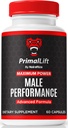 NutraRize PrimalLift 환약, 남자를 위한 공식적인 Primal 상승, PrimalLift 남성 성과, 모든 자연적인 공식 지원 성과 및 전반적인 몸 웰니스, PrimalLift ME 검토 (60의 캡슐)