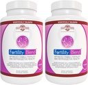 Denní Wellness plodnost Směs pro ženy - Plodnost doplňky pro ženy, Koncepce Fertility Prenatal Vitaminy, Snaha o početí Progesterone doplňky, Cycle Support Conception Pills - 2 Pack