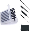 (4 Packs) שמיעה ואקס משמר מסננים (32 יחידות) החלפת Wax Cerumen להפסיק Wax מלכודות עבור Phonak, Widex, Unitron ו- Resound - 5 חתיכות שמיעה ניקוי אביזרים Kit עם ביצוע מקרה