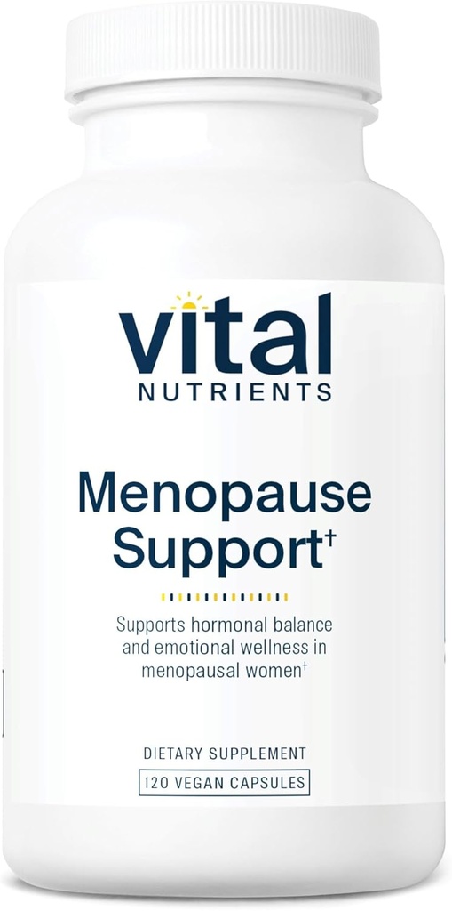Vital Nutrients Menopause Support Suplemento Vegan para Mulheres Complexo de Ervas com Cohosh Preto e Vitex Árvore Berry para suporte de equilíbrio de hormônios*