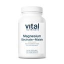 Vital Nutrients Magnesium Glycinate + Malate - 120mg Vegan Magnesium Supplement for Women and Men - Muscle, Heart, Bone Support* - Promotes Relaxation - Gluten, Dairy and Soy Free - 100 Capsules