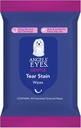 ANGELS &apos; EYES Face, Eye &quot; Paw Cleansing &quot; Tear Stain Wipe, Large 4 &quot;x7 &quot; Hypoallergenic Dog &quot; Cat Wipes, Reduce Tear Stains, Dirt, and Discharge, Fragrance Free, 40 count
