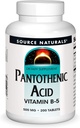 Kilde Naturals Pantotensyre 500 mg vitamin B-5 kosttilskudd - 200 tabletter