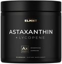 Astaxanthin 24mg + Lycopene 50mg Clinical Strength Carotenoids Skin Supplement w. 100% Natural from MicroAlgae - Best Astaxanthin Supplements for Skin Health & Pigmentation - Astaxantina