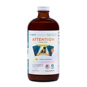 LIQUIDHEALTH Attention Liquid Multivitamin for Kids & Teens - Improves Memory Retention, Concentration, Focus, Mood, Relaxation & Calming - Made in the USA, Great Taste, Vegan, Sugar-Free (16 oz)