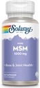 SOLARAY ren MSM kapsler, 1000 mg, 60 greve