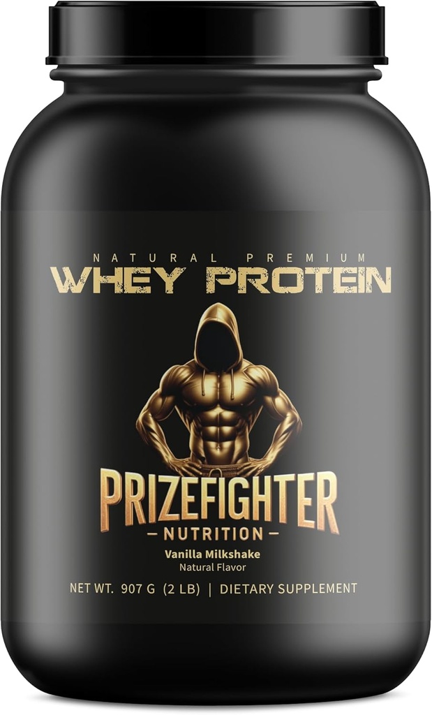 Best Whey Protein Vanilla Milkshake Flavor for Men and Women (2 lb). المكونات الطبيعية التي لا توجد بها نواة صناعية أو كولورز أو سويتنيرز (أولترا غير جي إم) Manufactured in the USA