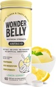 Wonderbelly Antacid, Effective Heartburn och Instant Acid Indigestion Relief, Extra Strength Chewable Tablets, 1000 mg Calcium Carbonate, No Talc eller Dye, Lemon Sorbet, 60 Count
