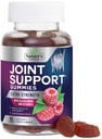 Joint Support Gummies - Extra Strength Glucosamine Gummy Supplement with Vitamin E - Natural Cartilage Joint Health & Flexibility Support, Best Support Glucosamine Chew for Men & Women - 60 Gummies