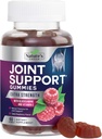 Joint Support Gummies Extra Strength Glukosamiini Gummy Supplement E-vitamiini - Natural Cartilage & Joint Health & Joustavuus Tuki, paras tuki Glukosamiini Chew miesten & naisten - 60 Gummie