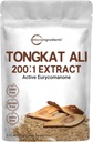 Micro Összetevők Tongkat Ali kivonat 200: 1 (Longjack) Por, 100 Nagyi, Felnőtt Indonéziában, 100% Tiszta Eurycoma Longifolia Root kivonat, keserű íz - No Filler, No Additive, Non-GMO