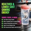 Gamer Supps, GG Energy Red Raspberry (100 Servings) - Keto Friendly Gaming Energy and Nootropic Blend, Sugar Free + Organic Caffeine + Vitamins, Powder Drink