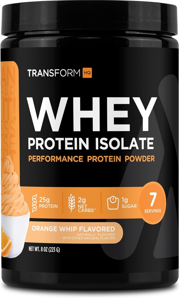 TransformHQ Vadakuvalgu isolaat (WPI) Orange Whip Maitsestatud 7 Servings - Preformance Protein Powder