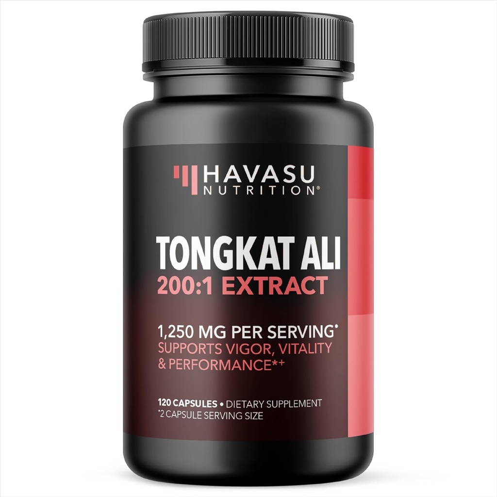 Tongkat Ali Longjack Capsules for Men - 1,250mg Per Serving - Eurycoma Longifolia Extract 200:1 - Supports Male Health, Energy, and Performance - 120 Count - Non-GMO, Vegetarian - 2 Month Supply