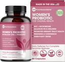 Probiotics for Women, PH Balance ' Vaginal Health Support, 50 Billion CFU Per Serve, Gut, Digestive " Urinary Tract Care, Lactobacillus ' Prebiotics, 60 Capsules