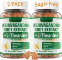 NEVISS Ashwagandha Gummies 2000mg, feel Refreshed, Plus Proprietary Blend with L-Theanine, 5-HTP, Lemon Balm, Magnesium forهد, Zzzs < restation Support, 120 count