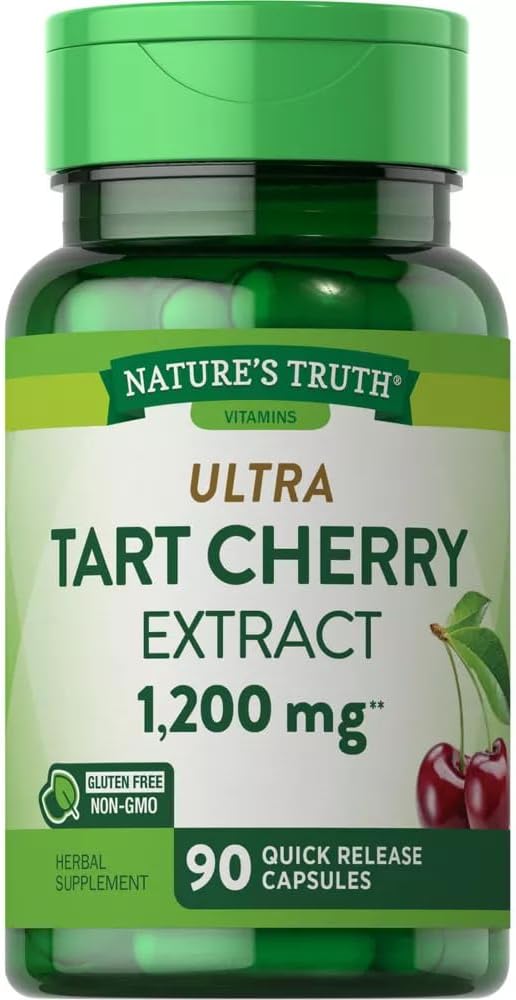 La Verità della Natura Ultra Tart Cherry 1200 mg Integratore alimentare Capsule a rilascio rapido - 90 ct, Confezione da 2