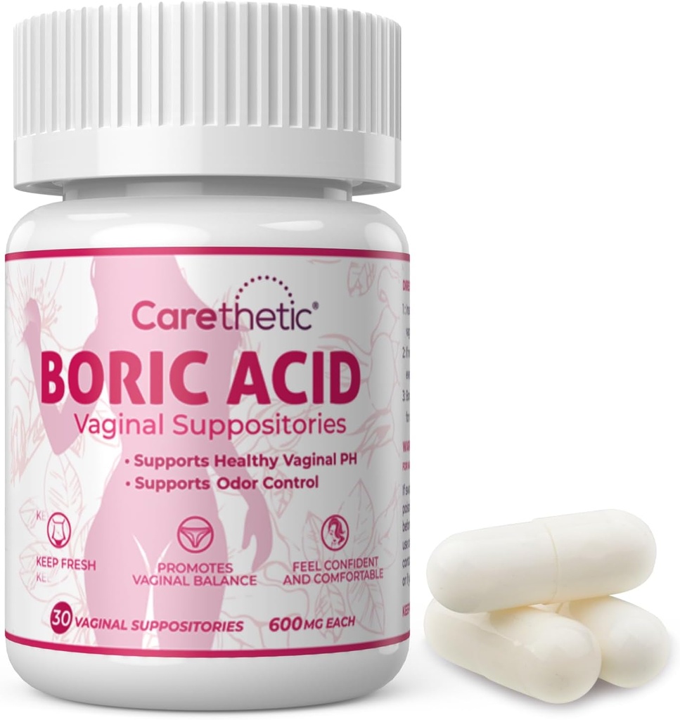 Sacrificii vaginale - pH echilibru & Odor Control pentru femei, 600mg, 30 Conte - Gentle Feminine Health
