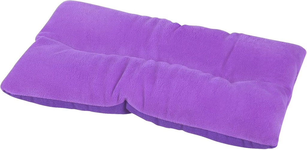 Atsuwell Microondas Calefacción Pad, 6 x 11 Calefacción Pad Microwavable para Calambres, Stomach, Knee, Muscle, Juntas, Moist Rice Heaing Pad for Warm Compress, Purple