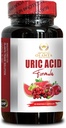 Suporte de Ácido URIC - Suporte de Trato Urinário com Cranberry, Controle de Ácido Urico, Pílulas de Ácido Urico, Suporte de Ácido Urico - 1 Frasco 60 Cápsulas