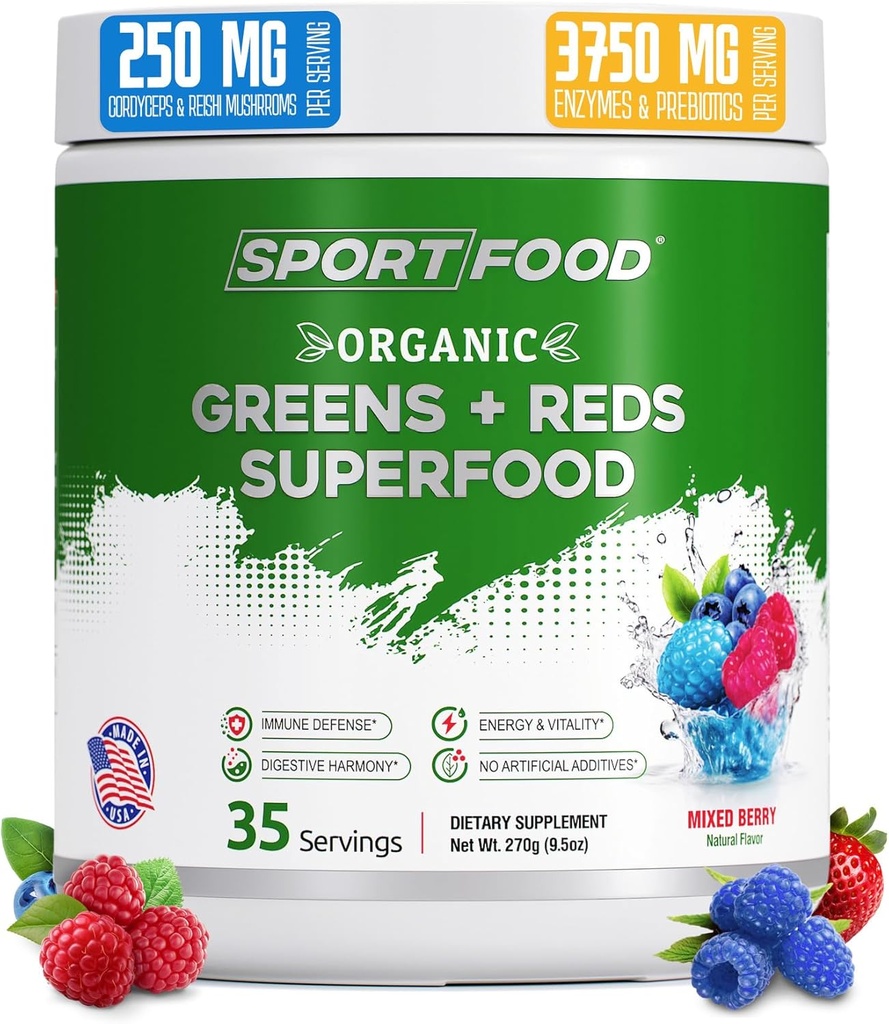 Greens & Reds Organic Superfood Powder 