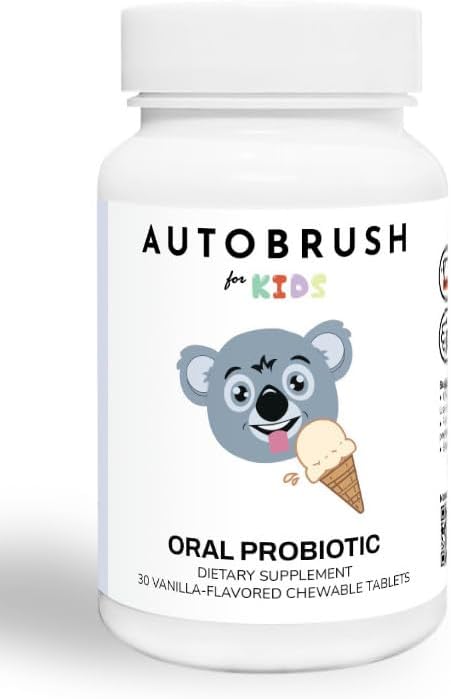 autobrush Enfants Oral-Care Dissoudre lentement les comprimés probiotiques. Suppléments dentaires.