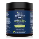 Health Logics Colostrum Chews-Colostrum Supplement 25% IgG for Gut Health, Immune Support, Hair Growth, Vanilla Flavor, 90 Servings, Whole Bovine Colostrum Superfood