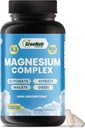 GreeNatr Magnesium Komplex Supplement - Magnesium Supplements with Glycinate, Citrate, Malate & Oxide - Magnesium Tablets for Digestion, Sleep, Heart Health & Energy - Magnesium Vitamins 120 Counts