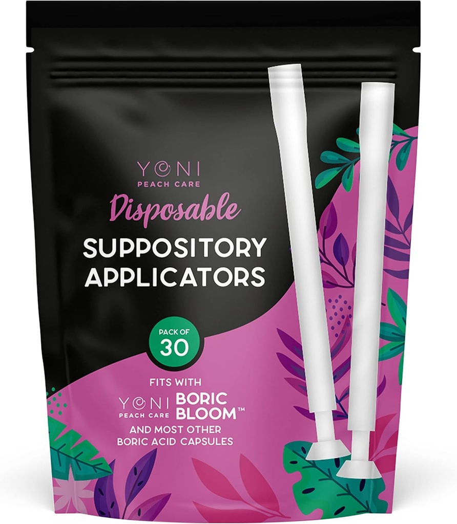 Vaginal Suppository Applicator (30 paket) - Qadınlar üçün adi Suppositories Applicator - Fits Bütün Standart Ölçü Kapsüllər, Pills & Tablets - Rahatlıq və Easy -