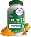 Health Thru Nutrition Curcu-Gel Kurkuma Curcumin Complex BCM-95 Softgels, 325mg (verpakking van 60)