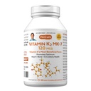 ANDREW LESSMAN Vitamin K2 MK7 120 mcg 60 Softgels - Essential for Healthy Calcium Utilization, Promotes Optimum Skeletal, Heart and Arterial Health. No Additives. Small Easy to Swallow Softgels