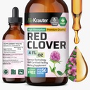 Perimenopause & Menopause Supplements for Women*, 4 Fl.Oz | Vegan Red Clover Extract for Menopause Support & Women's Wellness, Clover Supplement, 56-Day Supply, Alcohol & Sugar Free
