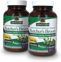Naturens svar Butcher's Broom Root Supplement Kapsler 90 greve  Promote Fremmer blodsirkulasjon | Vegan | Glutenfri | Pakke med 2