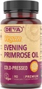 DEVA Vegan Вечір Primrose Oil, Cold-Pressed, Нерафіновані, 90 капсули, 1-Pack