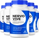 (Pack of 5) NervoVive – Original Nervo Vive Nerve Health Support Formula, Total Nerve Care with Natural Ingredients for Comfort & Signal Function ) NervoVive24 Easy-to-Take Daily Pills (300 kapsulas)