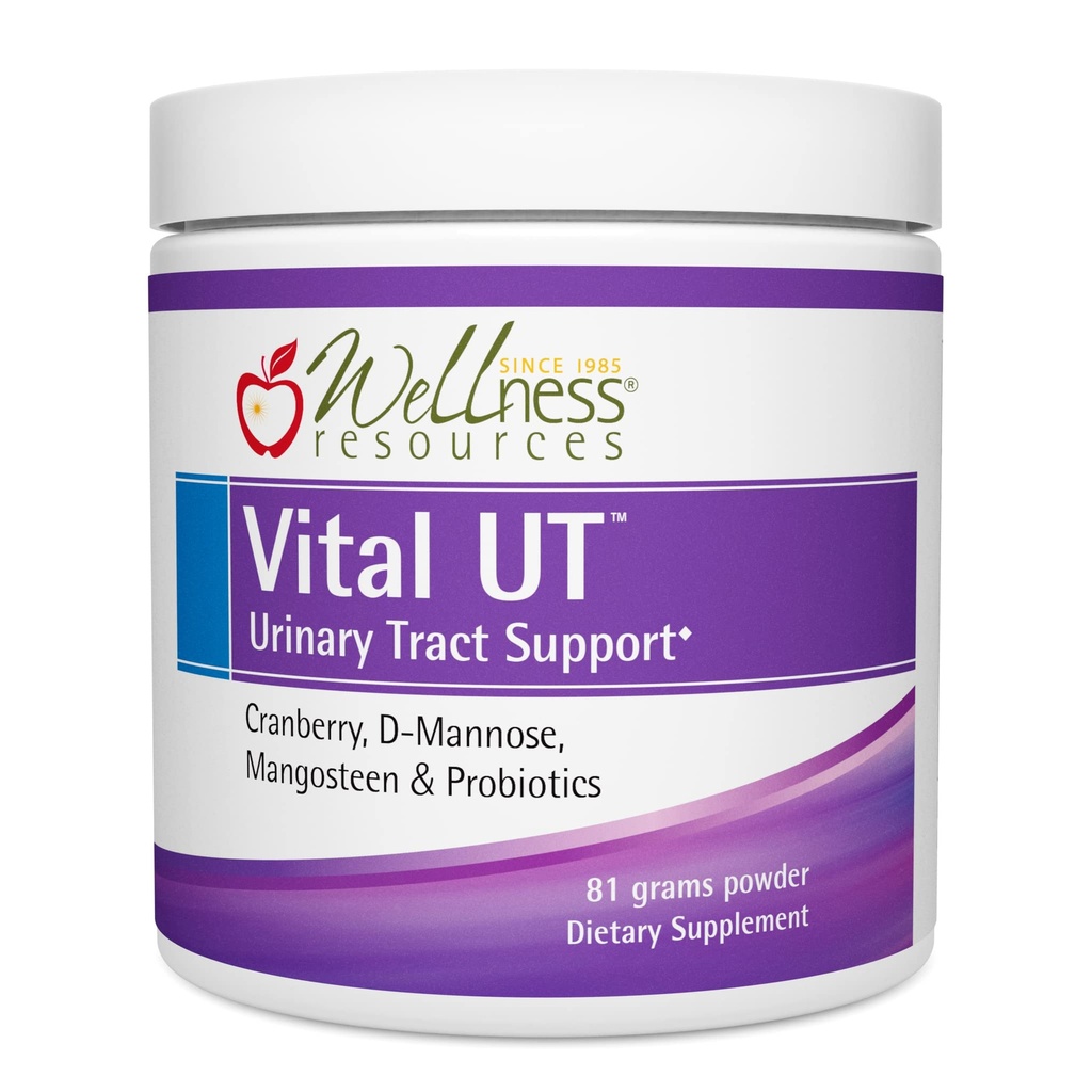 Vital UT Powder with D-Mannose, Cran-Max Cranberry, LactoSpore Probiotic for Urinary Tract and Bladder Health, 36mg PACs and 1 Billion Spore Probiotics Per Scoop (30 Servings)