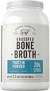 Nhà văn Carlyle Fed Bone Broth Protein Powder 35.2 oz (.2 lb) .2lb (Gg Protain) (Cắm trại), Grain Free Supped