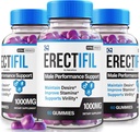 (3 แพค) Ereectifil Gummies, Eirectifil 1000 MG Gummies, All-Natural Matural Research for Men, Premium Mamement for overball Health and perfority, Erec timifitions Gomities (801).