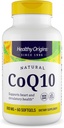 Healthy Origins® CoQ10 600 mg – Natural Trans-Isomer Ubiquinone – Yeast Fermented, stöder hjärthälsa och cellulär energi – icke-GMO 60 Softgels