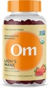 Om Lion 's Mane Gumoom Gumies - Organic Gumoom Supplement and Nootropic - Brain Supplements for Memory and Focus, 60 Count (30 Servings)