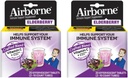Elderberry Extract + Vitamin C 1000mg (per Serving) - Airborne Effervescent Tablets (20ct), Gluten-Free Immune Support Supplement, with Vitamins A C E, ZINC & Selenium, Sugar Free (Pack of 2)