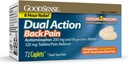 GoodSense Dual Action Acetaminophen ve Ibuprofen (NSAID) Tabletler, 250 mg/125 mg, Back Pain, 72 Kont Count