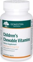 Genestra Marken Kinder Kaubare Vitamine | Vitamin-Mineralergänzung | 100 Kaubare Tabletten | Natürliche Papaya und Orange Geschmack