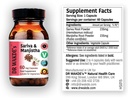 DR WAKDE 's Sariva & Manjistha Capsules (60 Veg Caps, afgiftende urter, understøtter sund hud, Ayurvedic Supplement, Vegan, Herbal, All Natural, Made in UK)