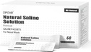 Paquetes de Saline Pre-mixtos para sistemas de irrigación de lavado nasal, Natural e PH equilibrados para alivio do pecado, 60 Packs (Non está incluído o máis limpo de nariz)